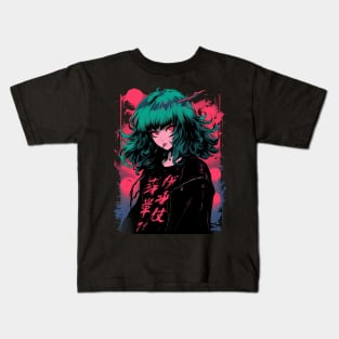 Anime Girl Kids T-Shirt